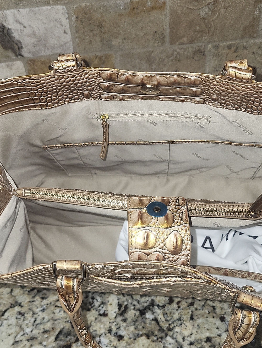 BRAHMIN Denise Satchel - Picture 10 of 13